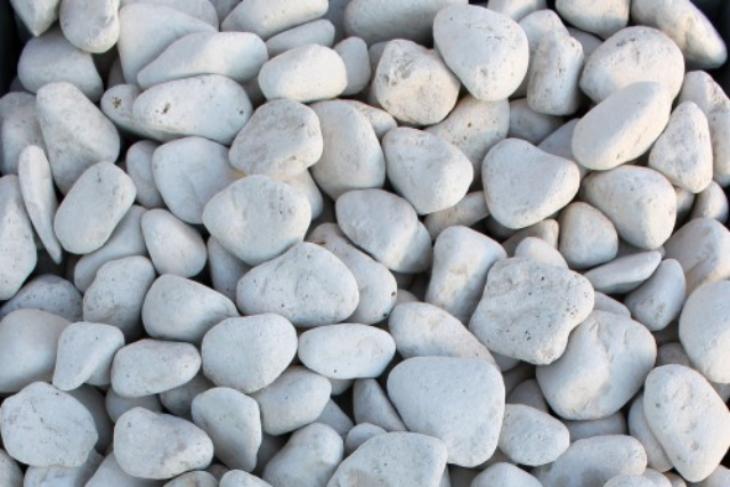 Белая галька галтовка (20-40 мм.)  купить в Донецке от производителя, без посредников